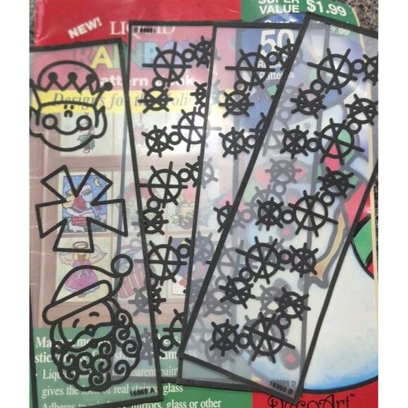 Liquid Rainbow Pattern Book Stained-glass, Suncatchers, Christmas Ornaments - Picture 5 of 7